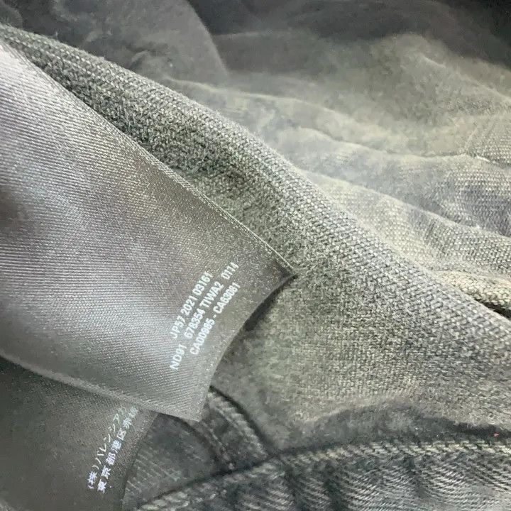 Balenciaga Balenciaga Black Graphic Long Sleeve Denim Jacket 0079 Size US S / EU 44-46 / 1 - 4 Thumbnail