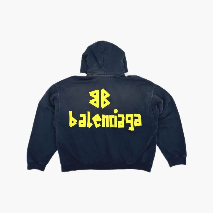 Balenciaga Balenciaga SS24 Logo Print Hoodie 0079 Size US S / EU 44-46 / 1 - 3 Thumbnail