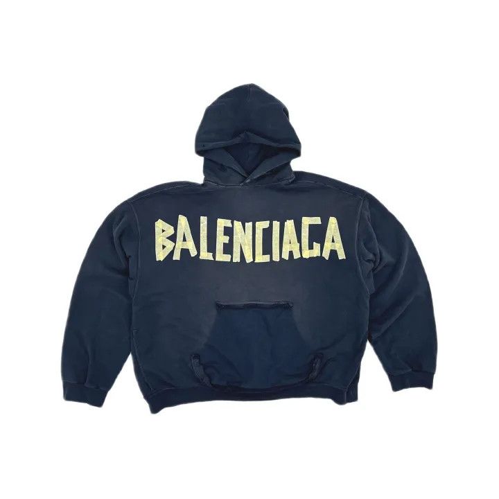 Balenciaga Balenciaga SS24 Logo Print Hoodie 0079 Size US S / EU 44-46 / 1 - 2 Thumbnail
