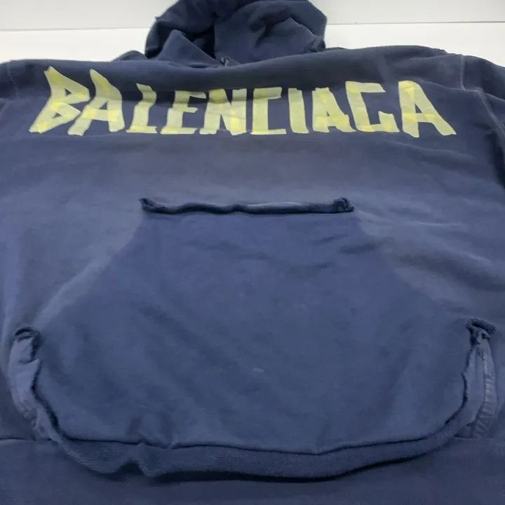 Balenciaga Balenciaga SS24 Logo Print Hoodie 0079 Size US S / EU 44-46 / 1 - 10 Thumbnail
