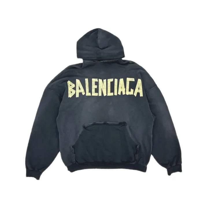 Balenciaga Balenciaga TAPE TYPE Logo Sweatshirt for Men 0079 Size US L / EU 52-54 / 3 - 2 Thumbnail