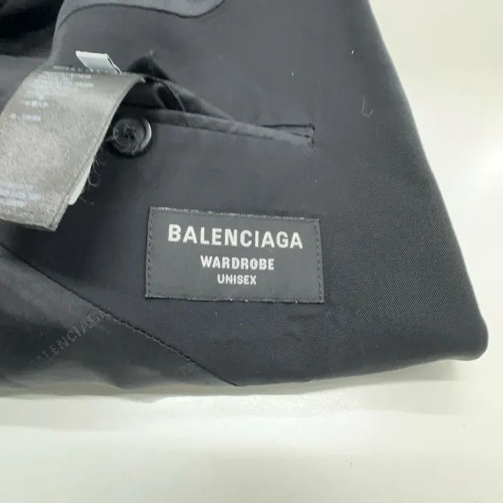 Balenciaga Balenciaga Black Loose Suit Jacket for Men 0079 Size US M / EU 48-50 / 2 - 4 Thumbnail