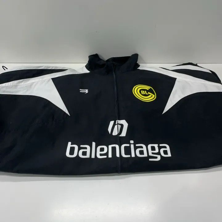 Balenciaga Balenciaga Logo Embroidered Long Sleeve Jacket 0079 Size US M / EU 48-50 / 2 - 9 Thumbnail