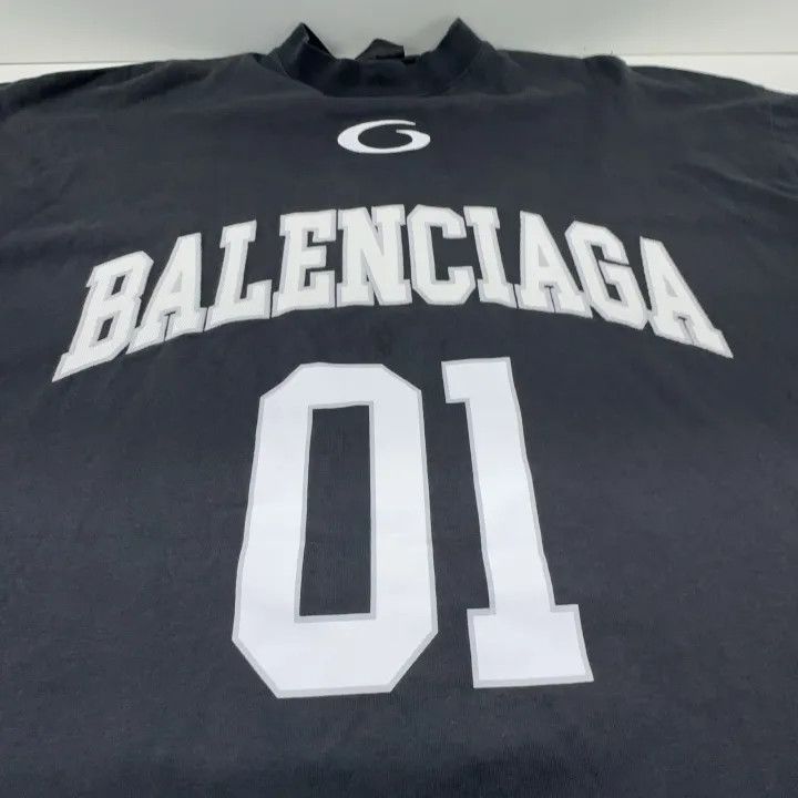 Balenciaga Balenciaga SS25 Basketball Long Sleeve T-shirt 0079 Size US M / EU 48-50 / 2 - 9 Thumbnail