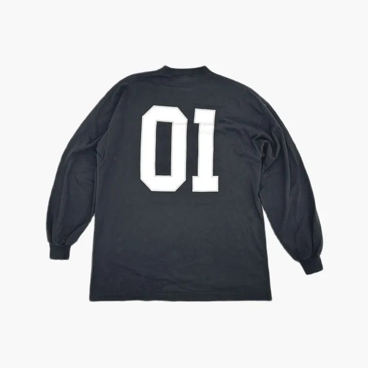 Balenciaga Balenciaga SS25 Basketball Long Sleeve T-shirt 0079 Size US M / EU 48-50 / 2 - 3 Thumbnail