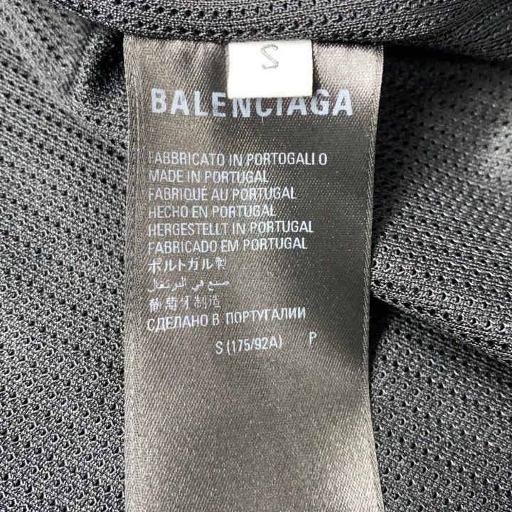 Balenciaga Balenciaga Black Retro Stripe Zip Jacket 0079 Size US S / EU 44-46 / 1 - 5 Thumbnail