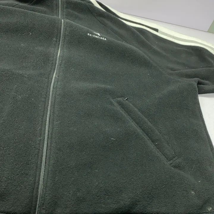 Balenciaga Balenciaga Black Retro Stripe Zip Jacket 0079 Size US S / EU 44-46 / 1 - 12 Thumbnail