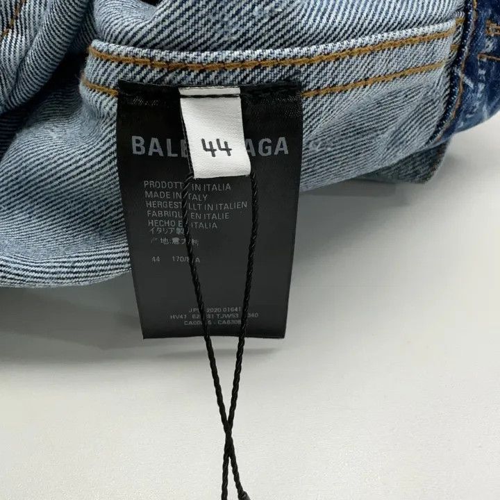 Balenciaga Balenciaga Denim Pocket Jacket for Men 0079 Size US L / EU 52-54 / 3 - 3 Thumbnail