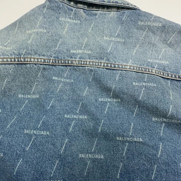 Balenciaga Balenciaga Denim Pocket Jacket for Men 0079 Size US L / EU 52-54 / 3 - 5 Thumbnail
