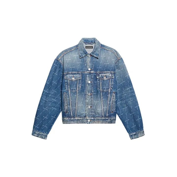Balenciaga Balenciaga Denim Pocket Jacket for Men 0079 Size US L / EU 52-54 / 3 - 2 Thumbnail