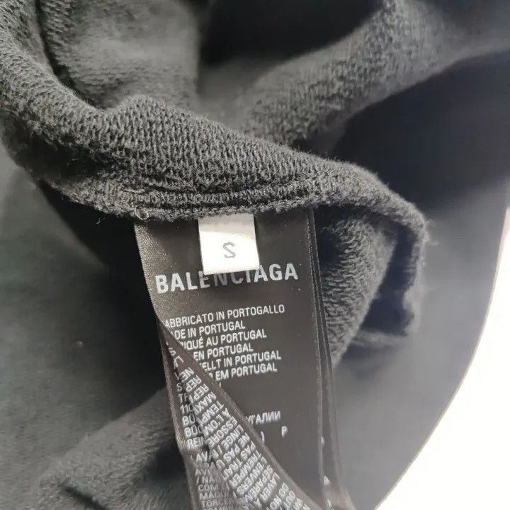 Balenciaga Balenciaga SS23 Black Hoodie with Logo 0079 Size US S / EU 44-46 / 1 - 5 Thumbnail