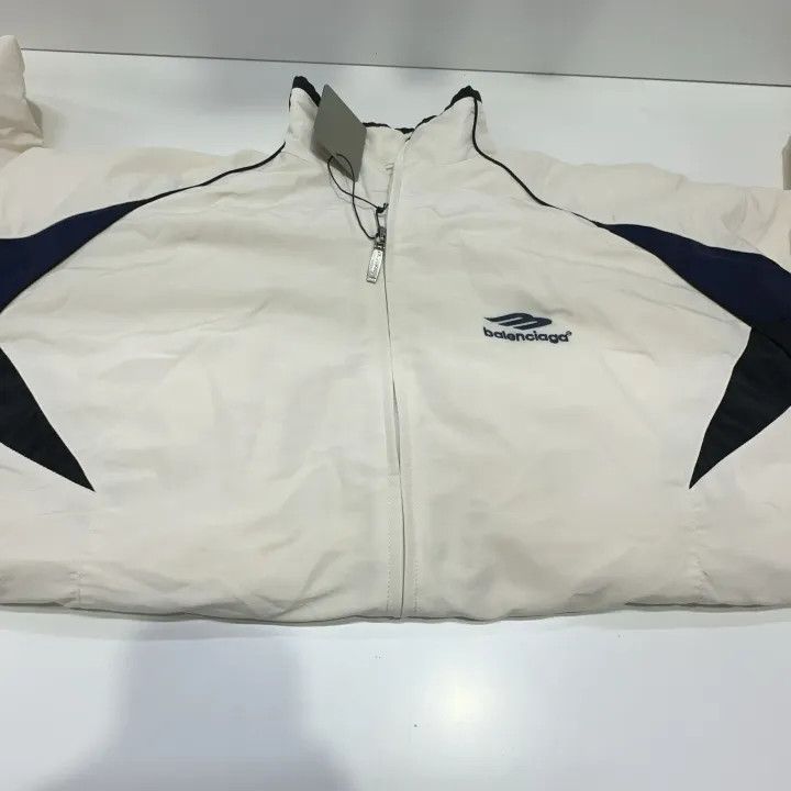 Balenciaga Balenciaga Logo Embroidered Zip Casual Jacket 0079 Size US XXS / EU 40 - 10 Thumbnail