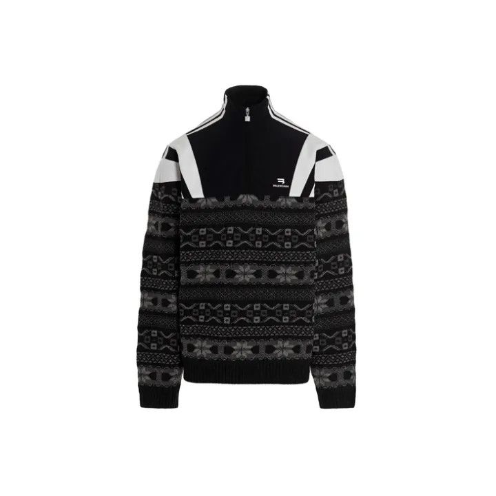 Balenciaga Balenciaga Colorful Zippered Long Sleeve Sweater 0079 Size US XS / EU 42 / 0 - 2 Thumbnail