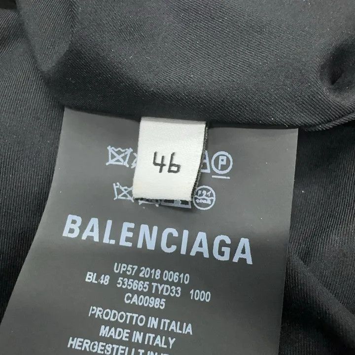 Balenciaga Balenciaga Black Logo Zip Puffer Jacket 0079 Size US L / EU 52-54 / 3 - 4 Thumbnail