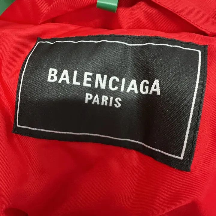 Balenciaga Balenciaga FW21 Red Stand Collar Puffer Jacket 0079 Size US XS / EU 42 / 0 - 5 Thumbnail