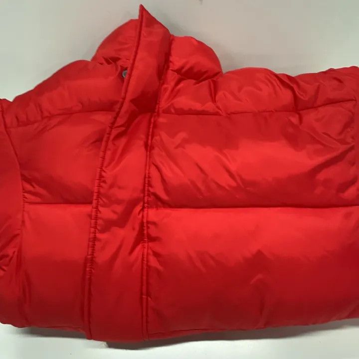 Balenciaga Balenciaga FW21 Red Stand Collar Puffer Jacket 0079 Size US XS / EU 42 / 0 - 11 Thumbnail