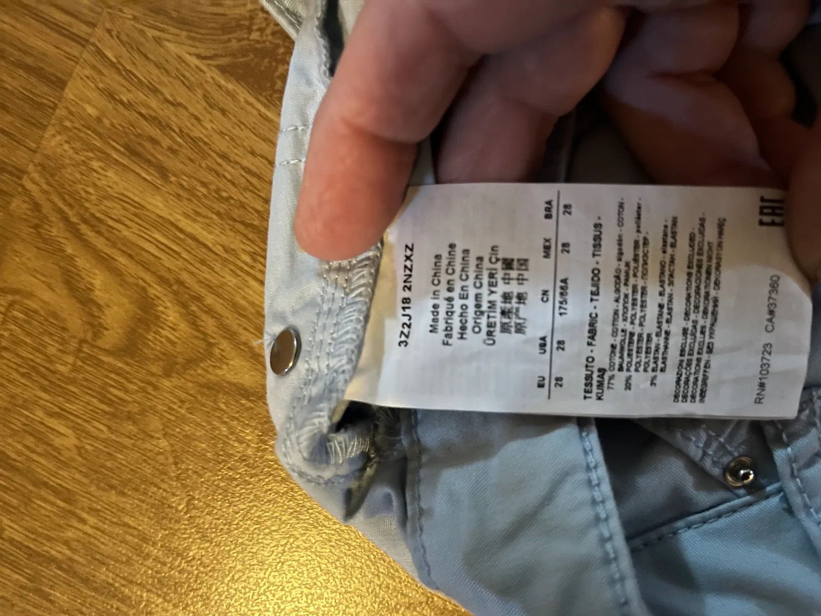 Armani Armani Pants Size 28" / US 6 / IT 42 - 2 Thumbnail