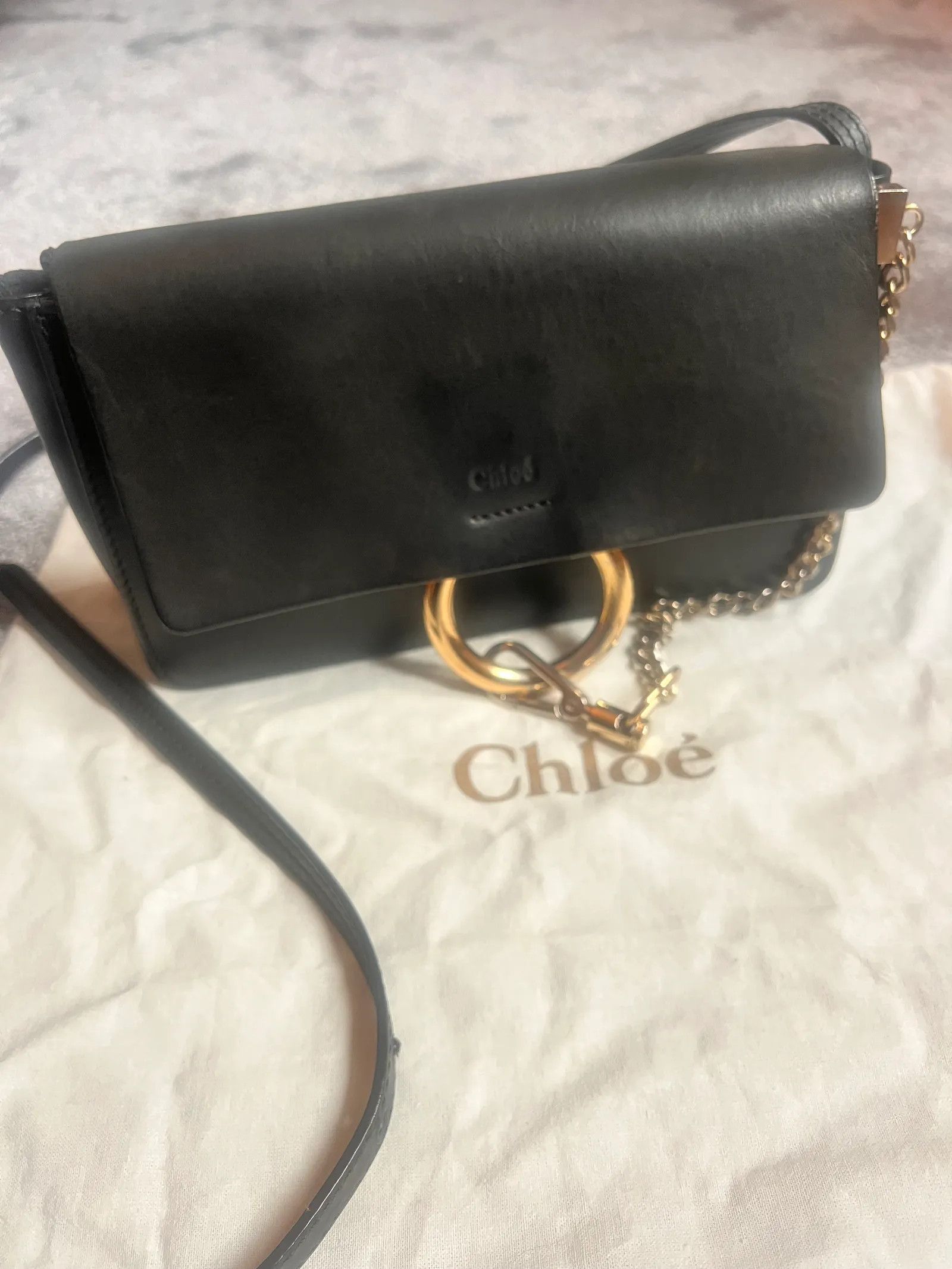 Chloe Chloe CHLOE Faye Leather Crossbody Bag Crossbody Bag Size ONE SIZE - 2 Thumbnail