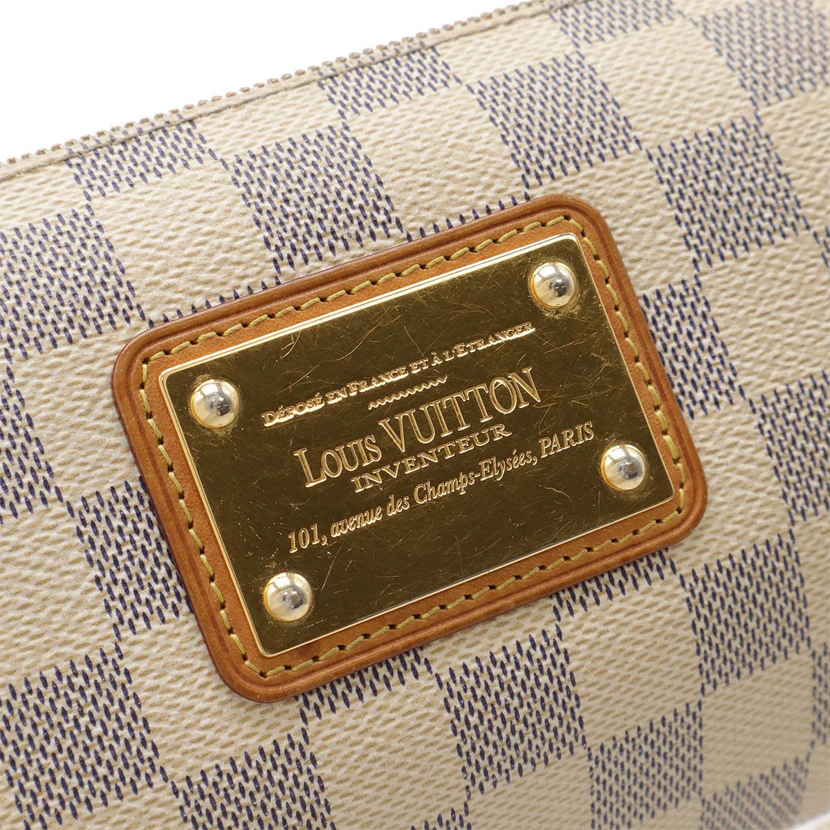Louis Vuitton Louis Vuitton Louis Vuitton Eva Damier Azur 2way Shoulder Bag Canvas Shoulder Bag N55214 DUTY FREE for USA Size ONE SIZE - 4 Thumbnail