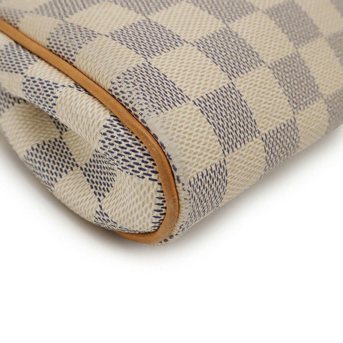 Louis Vuitton Louis Vuitton Louis Vuitton Eva Damier Azur 2way Shoulder Bag Canvas Shoulder Bag N55214 DUTY FREE for USA Size ONE SIZE - 3 Thumbnail