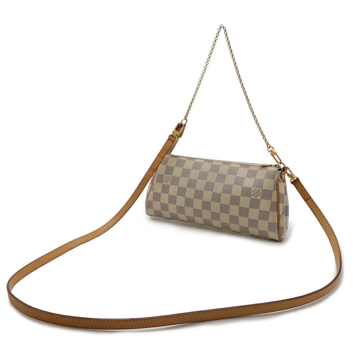Louis Vuitton Louis Vuitton Louis Vuitton Eva Damier Azur 2way Shoulder Bag Canvas Shoulder Bag N55214 DUTY FREE for USA Size ONE SIZE - 2 Thumbnail