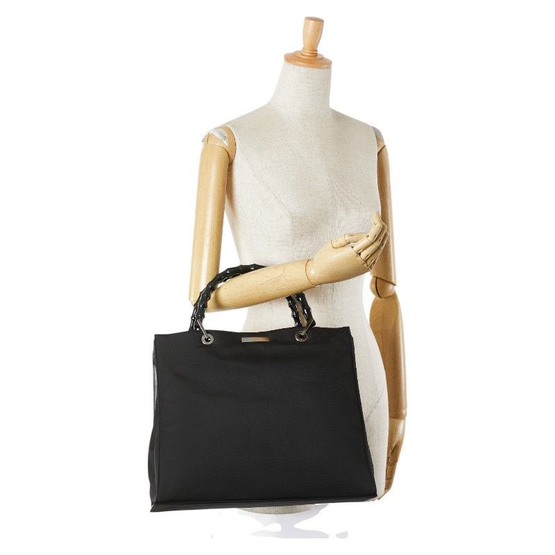 Gucci Gucci Gucci Bamboo Nylon Handbag Others Handbag 002 1010 Size ONE SIZE - 12 Thumbnail