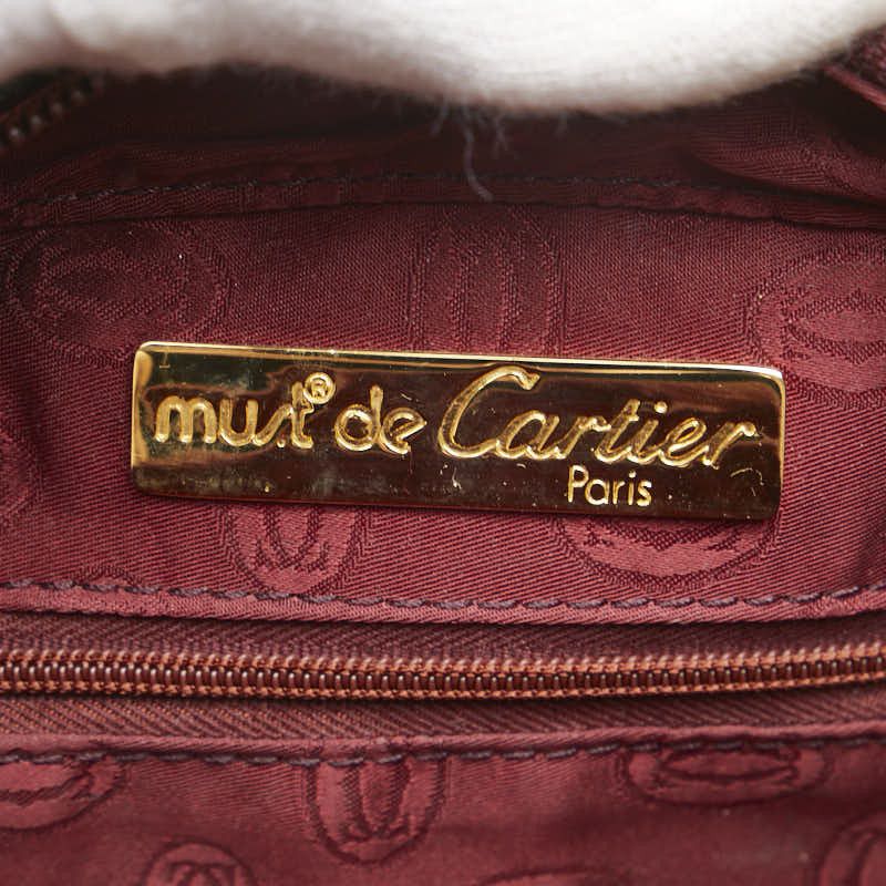 Cartier Cartier Cartier Must de Cartier Leather Handbag Leather Handbag DUTY FREE for USA Size ONE SIZE - 13 Thumbnail