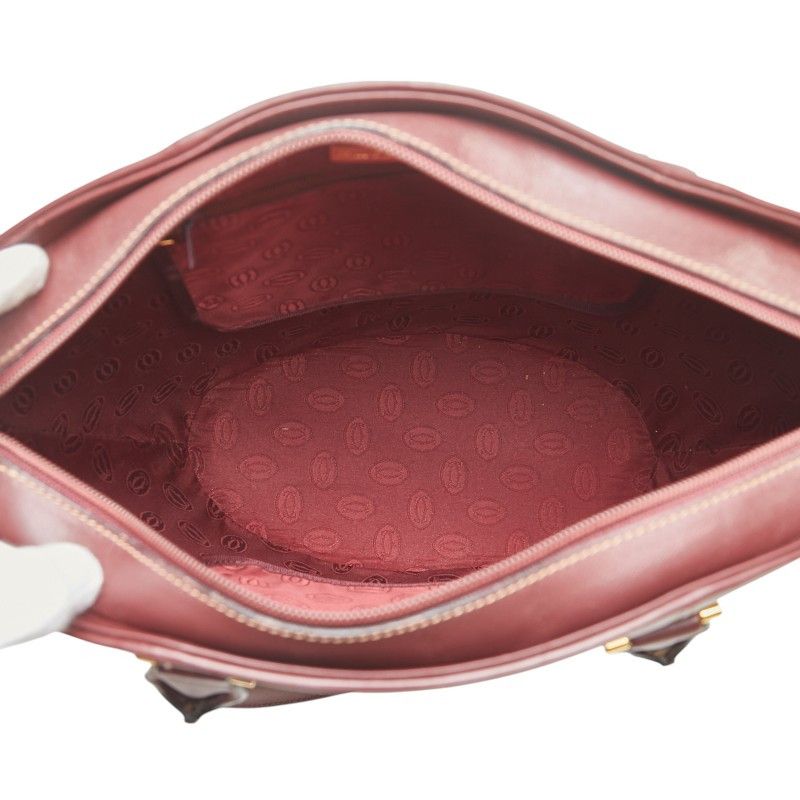 Cartier Cartier Cartier Must de Cartier Leather Handbag Leather Handbag DUTY FREE for USA Size ONE SIZE - 12 Thumbnail