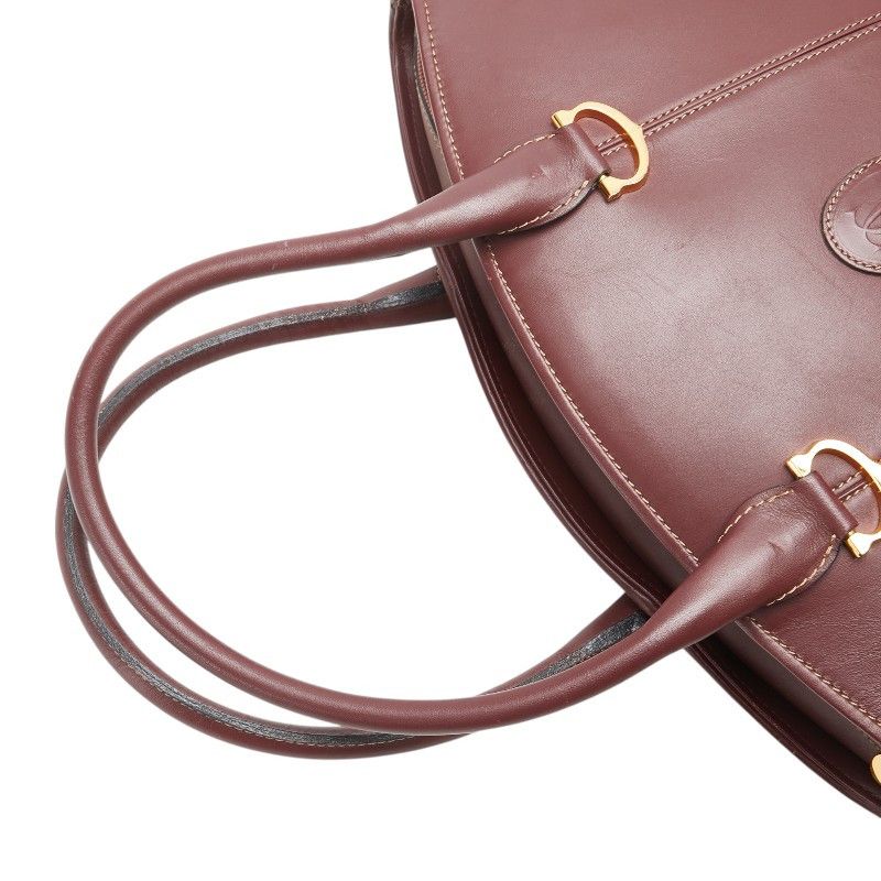 Cartier Cartier Cartier Must de Cartier Leather Handbag Leather Handbag DUTY FREE for USA Size ONE SIZE - 11 Thumbnail