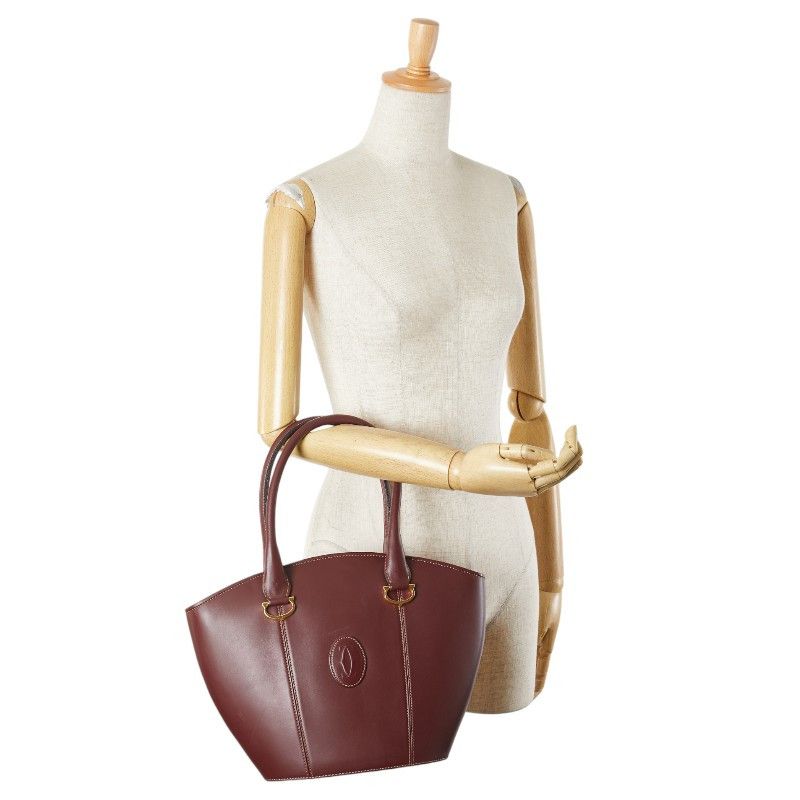 Cartier Cartier Cartier Must de Cartier Leather Handbag Leather Handbag DUTY FREE for USA Size ONE SIZE - 14 Thumbnail