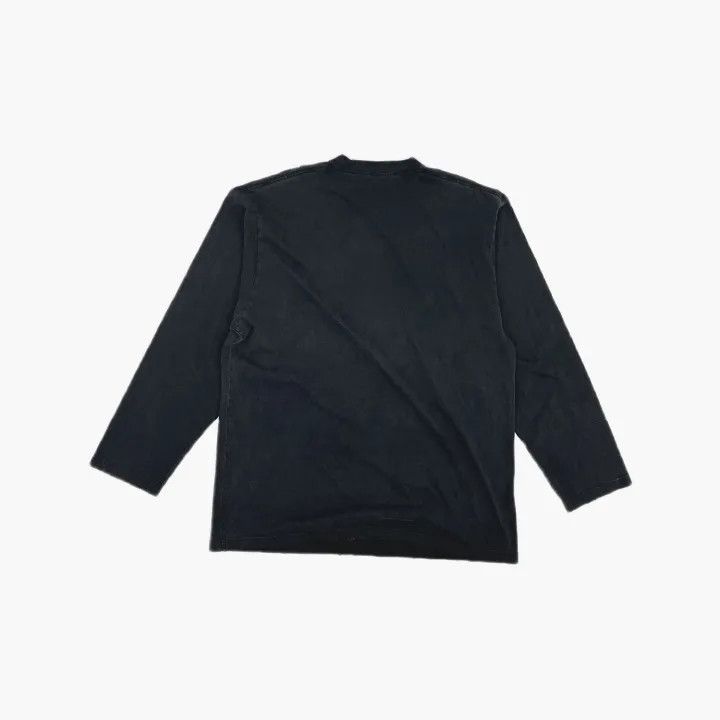 Balenciaga Balenciaga Men's Black Long Sleeve T-Shirt 0079 Size US XXS / EU 40 - 3 Thumbnail