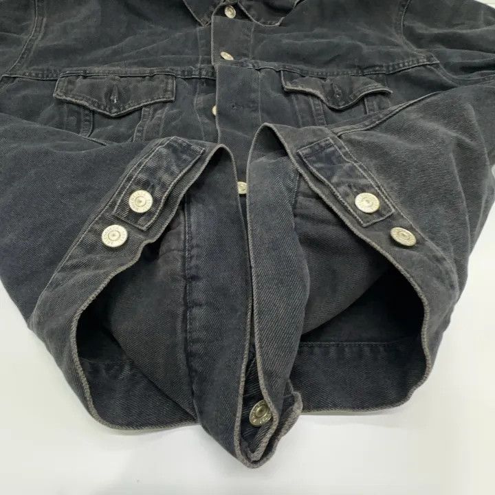 Balenciaga Balenciaga Black Logo Denim Jacket 0079 Size US M / EU 48-50 / 2 - 10 Thumbnail