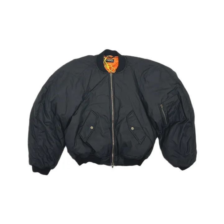 Balenciaga Balenciaga Pilot Jacket for Men in Black 0079 Size US L / EU 52-54 / 3 - 2 Thumbnail