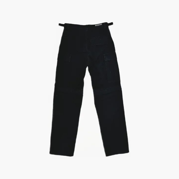 Balenciaga Balenciaga SS22 Black Pocket Straight Cargo Pants 0079 Size US 26 / EU 42 - 3 Thumbnail