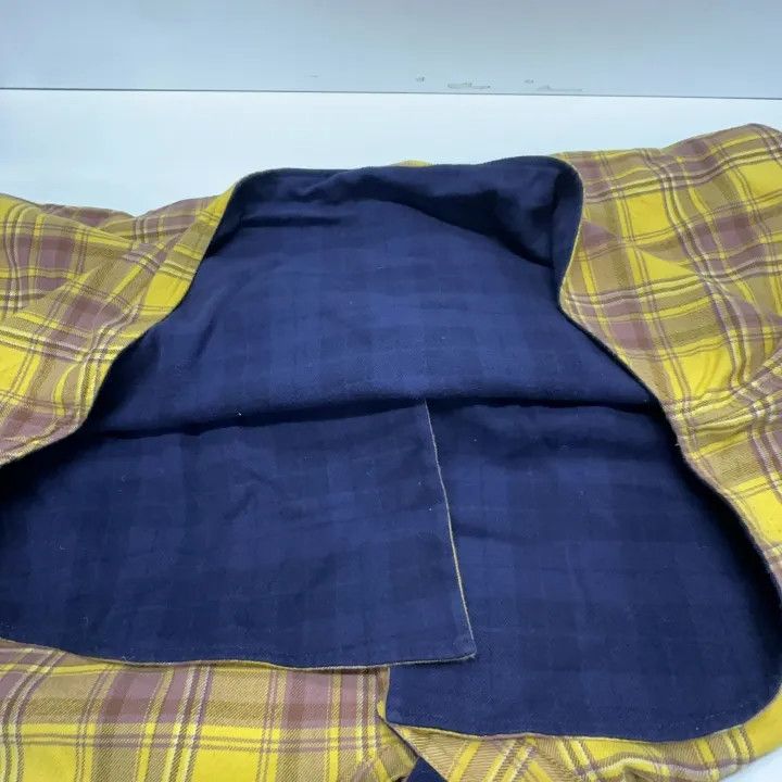 Balenciaga Balenciaga Color Block Plaid Long Sleeve Shirt 0079 Size US XS / EU 42 / 0 - 10 Thumbnail