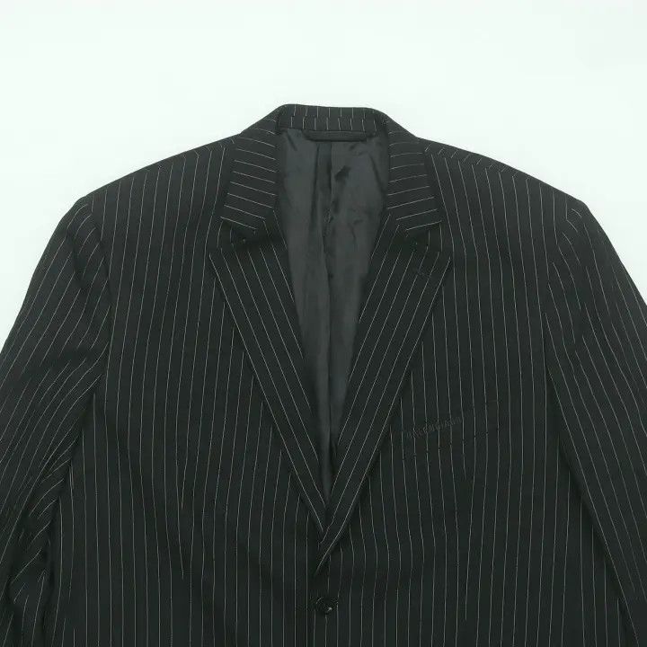 Balenciaga Balenciaga Wool Pinstripe Suit Jacket for Men 0079 Size US L / EU 52-54 / 3 - 3 Thumbnail