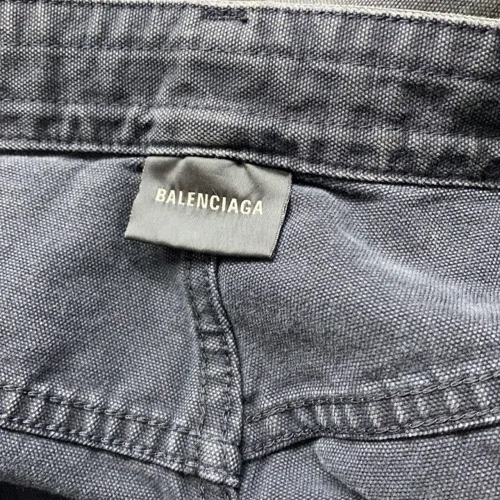 Balenciaga Balenciaga Black Loose Fit Denim Pants 0079 Size US 44 / EU 60 - 4 Thumbnail