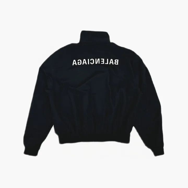 Balenciaga Balenciaga SS24 Lettered High-Neck Zip Jacket 0079 Size US XS / EU 42 / 0 - 3 Thumbnail