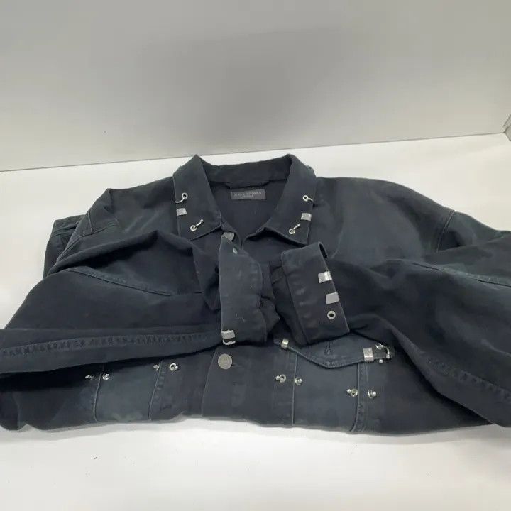 Balenciaga Balenciaga Black Oversized Button-Up Jacket 0079 Size US M / EU 48-50 / 2 - 11 Thumbnail