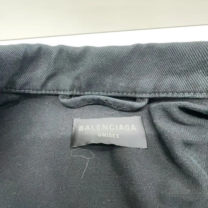 Balenciaga Balenciaga Black Oversized Button-Up Jacket 0079 Size US M / EU 48-50 / 2 - 6 Thumbnail