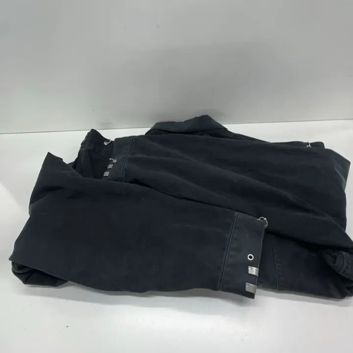 Balenciaga Balenciaga Black Oversized Button-Up Jacket 0079 Size US M / EU 48-50 / 2 - 7 Thumbnail
