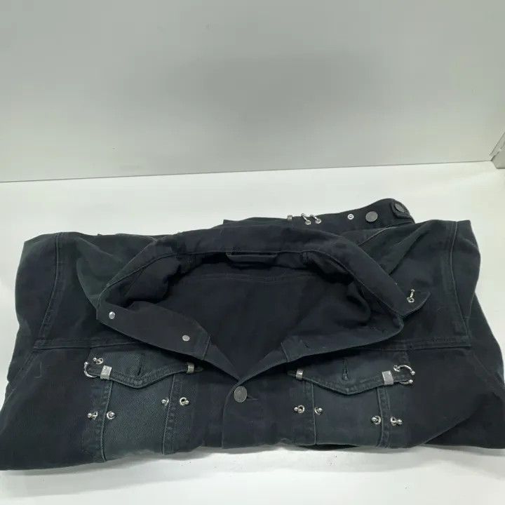 Balenciaga Balenciaga Black Oversized Button-Up Jacket 0079 Size US M / EU 48-50 / 2 - 9 Thumbnail