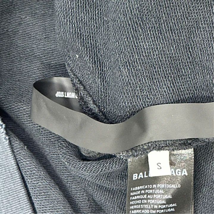 Balenciaga Balenciaga SS23 Logo Print Zip Sweatshirt 0079 Size US S / EU 44-46 / 1 - 3 Thumbnail