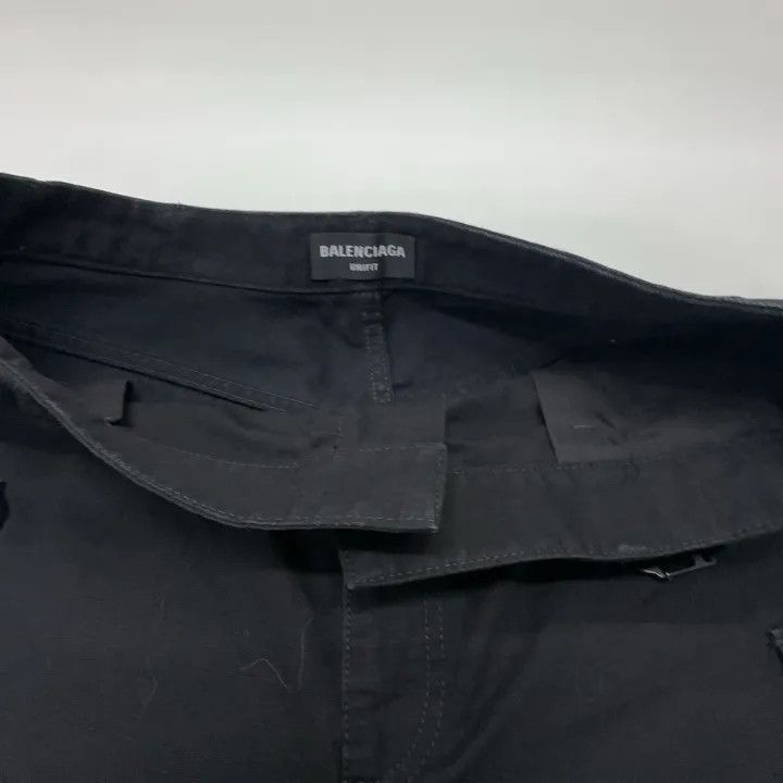 Balenciaga Balenciaga Black Wide-Leg Casual Pants 0079 Size US 27 - 8 Thumbnail