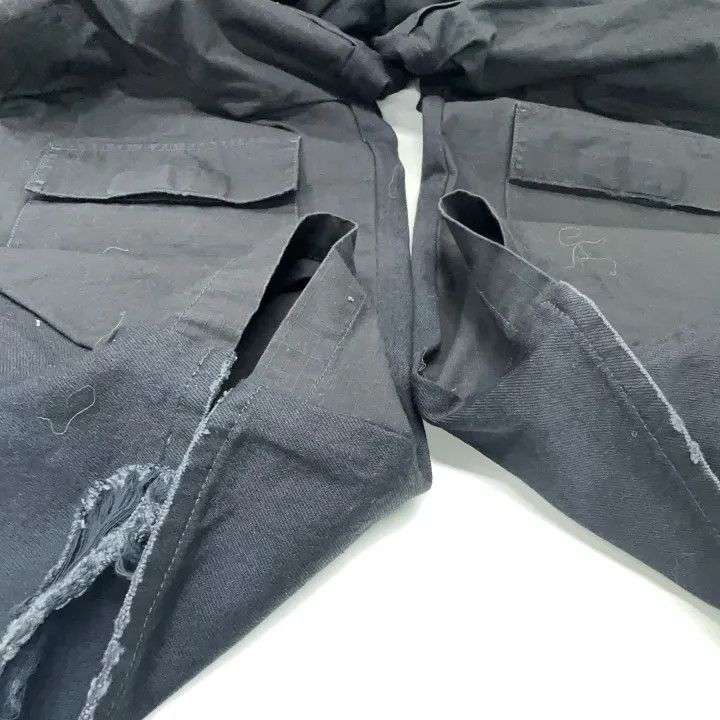 Balenciaga Balenciaga Black Wide-Leg Casual Pants 0079 Size US 27 - 11 Thumbnail