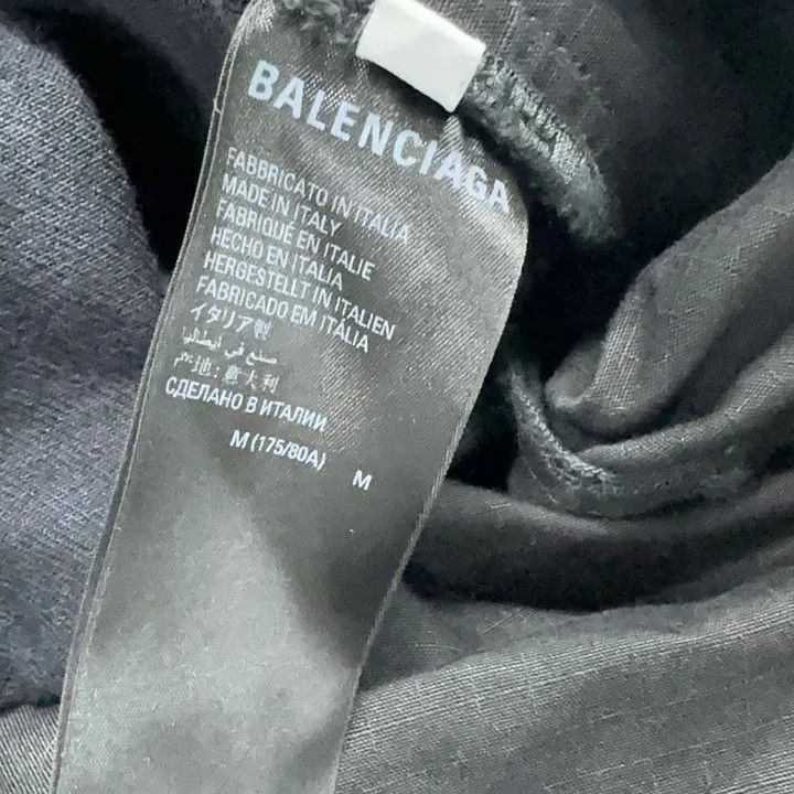 Balenciaga Balenciaga Black Wide-Leg Casual Pants 0079 Size US 27 - 5 Thumbnail