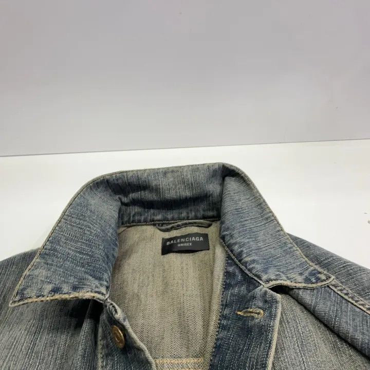 Balenciaga Balenciaga SS23 Indigo Denim Jacket Unisex 0079 Size US L / EU 52-54 / 3 - 7 Thumbnail