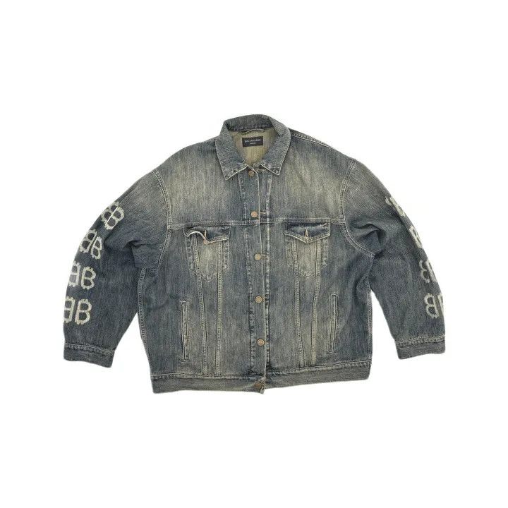 Balenciaga Balenciaga SS23 Indigo Denim Jacket Unisex 0079 Size US L / EU 52-54 / 3 - 2 Thumbnail