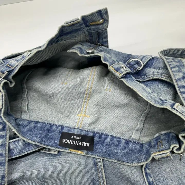 Balenciaga Balenciaga SS22 Blue Relaxed Denim Pants 0079 Size US 30 / EU 46 - 8 Thumbnail