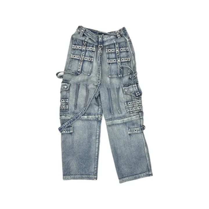 Balenciaga Balenciaga SS22 Blue Relaxed Denim Pants 0079 Size US 30 / EU 46 - 2 Thumbnail